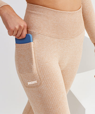 DUCKFIT RIBBED SEAMLESS LEGGINGS SET